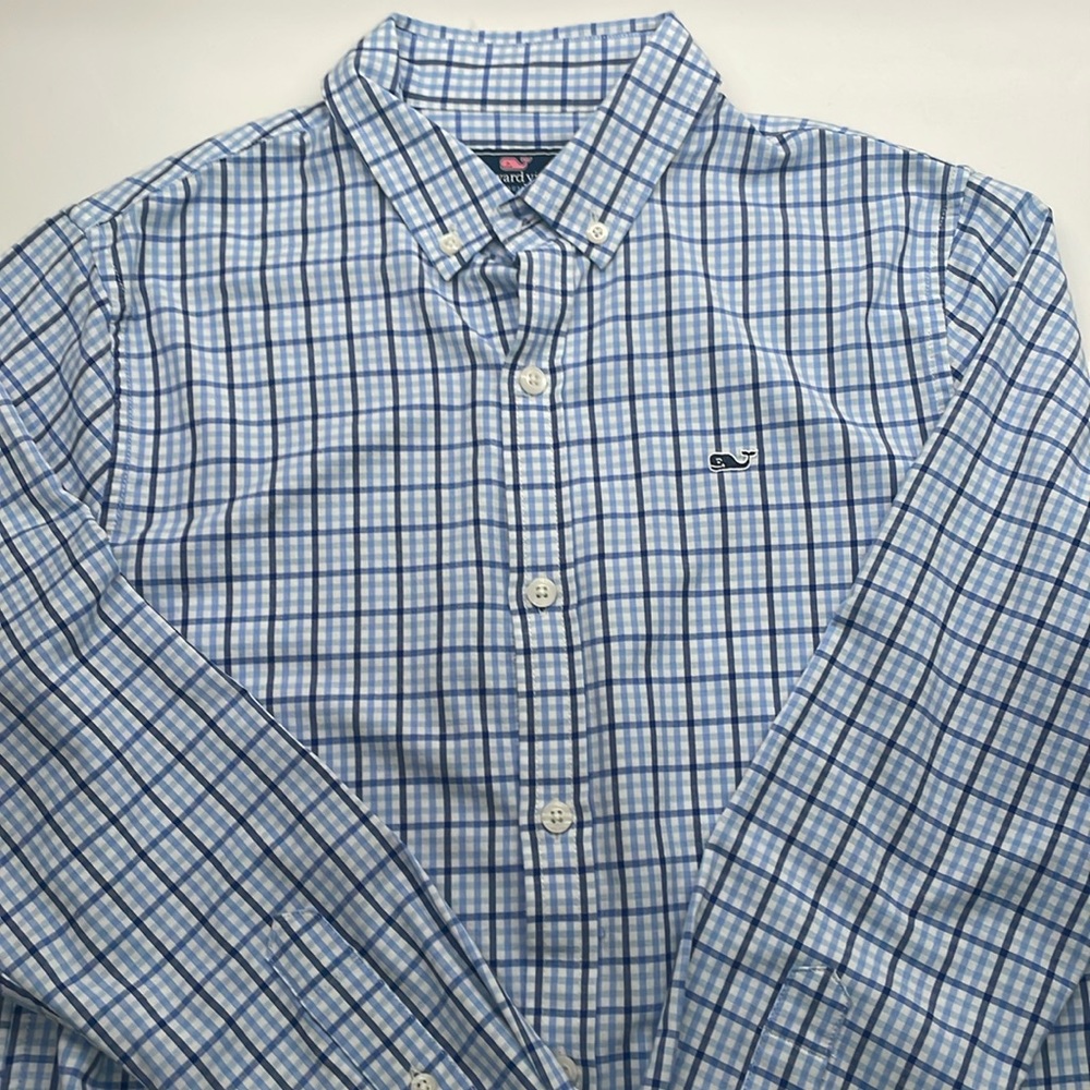 Boys button down shirt vineyard vines